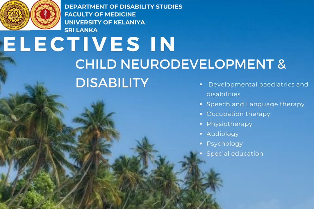 ELECTIVES in Child Neurodevelopment & Disability