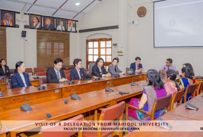 Visit of an Academic Delegation from Mahidol University, Thailand 