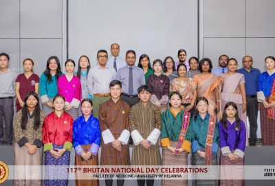 Celebrating Bhutan’s 117th National Day at the Faculty of Medicine, University of Kelaniya