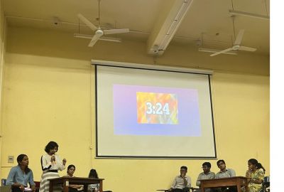 Student debates under the Community Health Strand