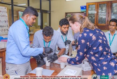 Regional Training Course on Insecticide Resistance Monitoring in Malaria Vectors – Organized by the Faculty of Medicine, University of Kelaniya (2nd-4th June 2026)