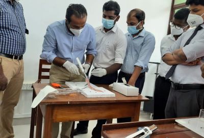 Regional training workshop on intestinal anastomosis for Surgical Registrars of North Colombo Teaching Hospital
