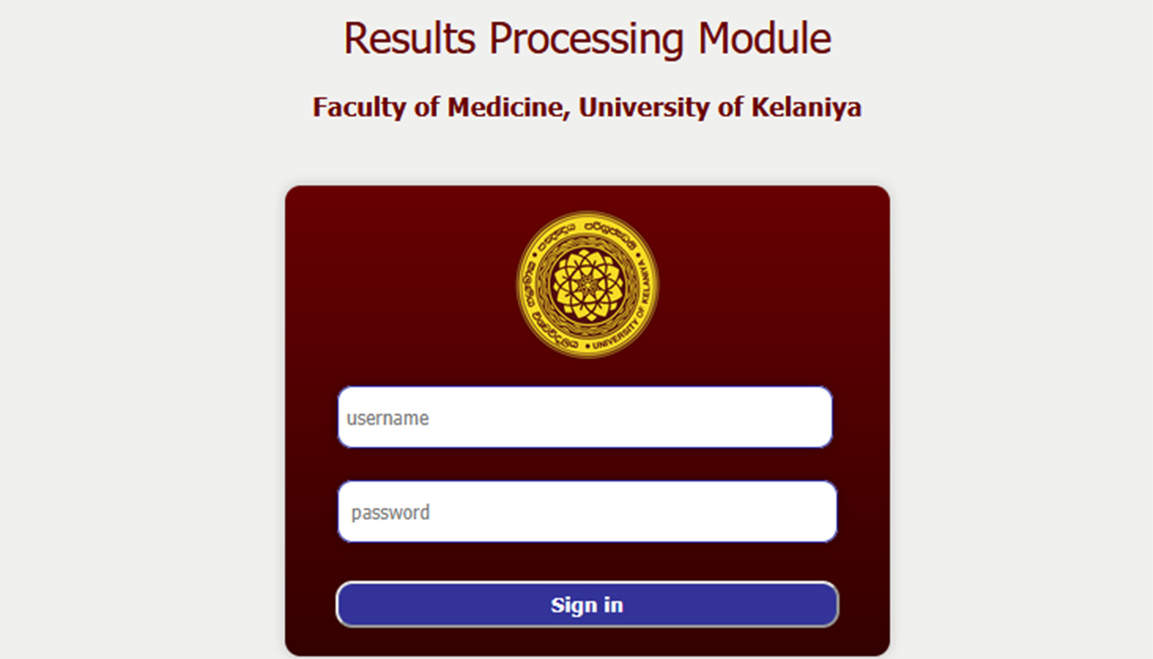 MBBS Results Processing System