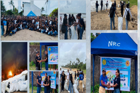 Sundown Beach Cleanup 2024 At Uswatakeyyawa Beach